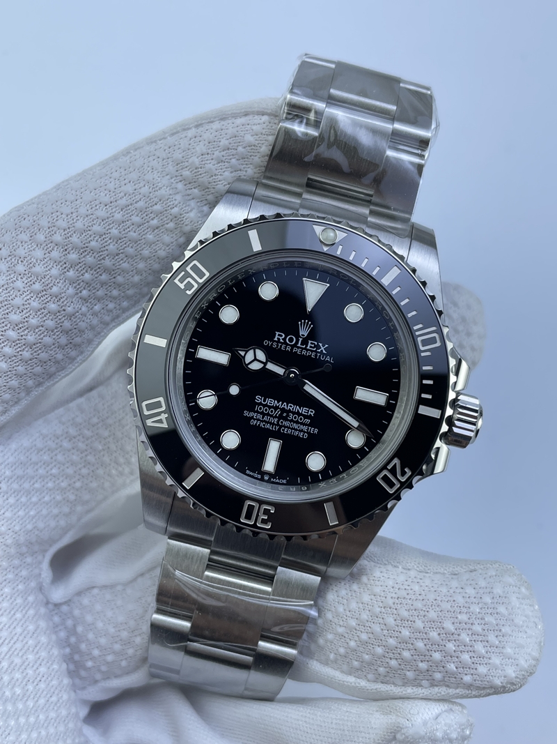 (준비완료/특급배송)NO.3342/QP공장 Submariner 41mm 124060 No Date Black Ceramic 904L Steel 3230